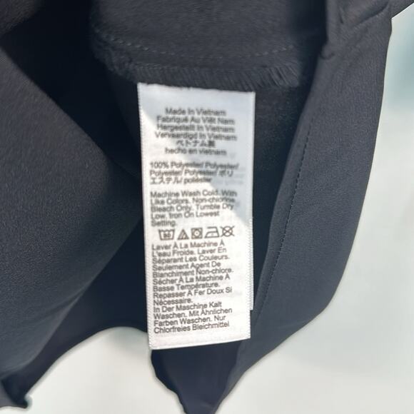 J. Crew Bell-sleeve satin black dress size 4 New with tags NWT - Picture 6 of 10